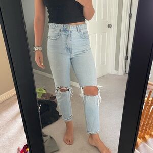 Zara mom jeans